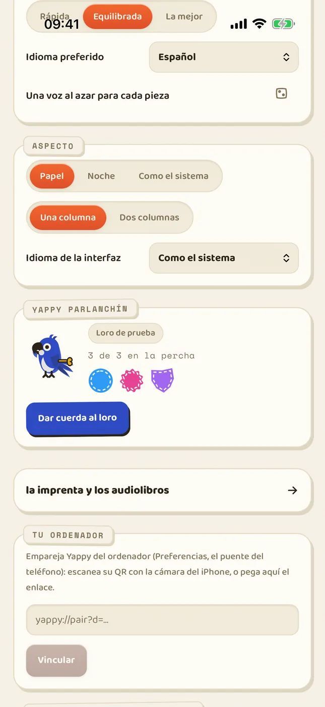 Tu EPUB, hecho audiolibro.